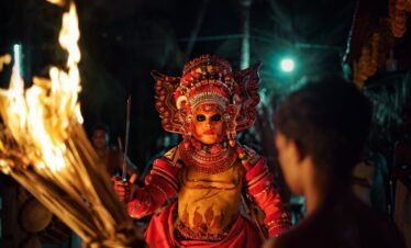 Theyyam art form from Kerala.