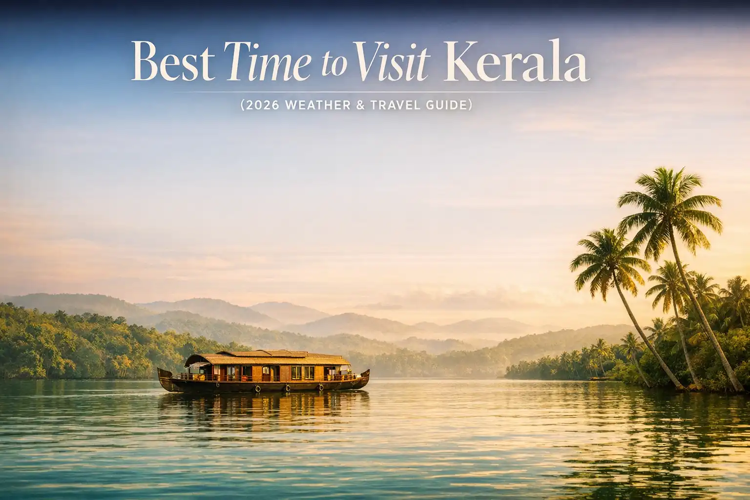 Best time to visit Kerala, India. (2026 Travel Guide)