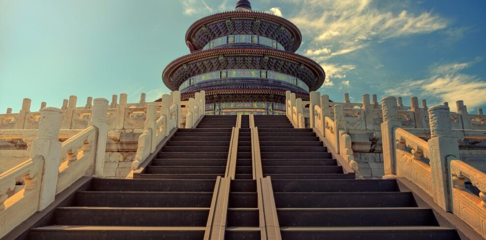 temple of heaven, beijing, stairs, temple, landmark, historical, china, asia, old temple, architecture, steps, stairway, beijing, temple, china, china, china, china, china